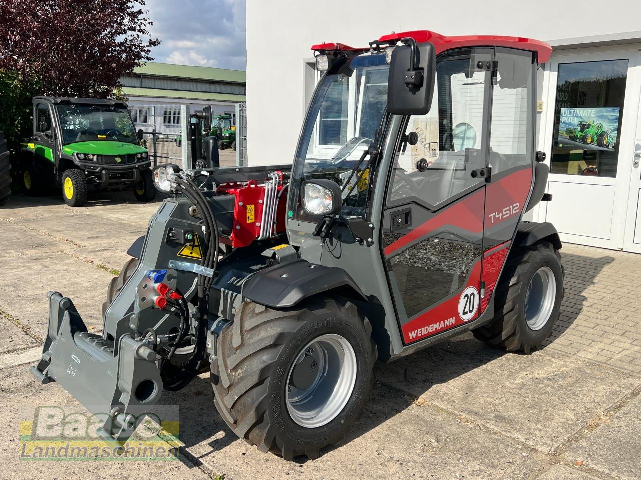 Teleskoplader typu Weidemann  T4512 EURO-Aufnahme + Breitreifen, Neumaschine v Holthof (Obrázek 2)