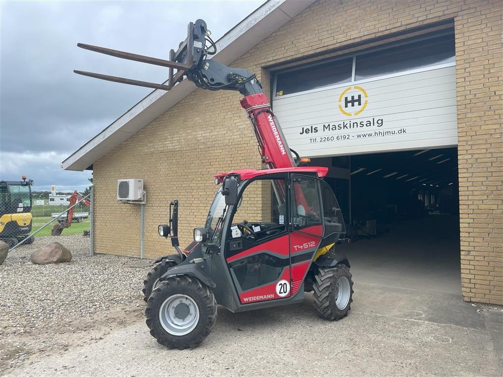 Teleskoplader typu Weidemann  T4512 Skovl - Pallegafler - Centralsmøring., Gebrauchtmaschine v Rødding (Obrázek 1)