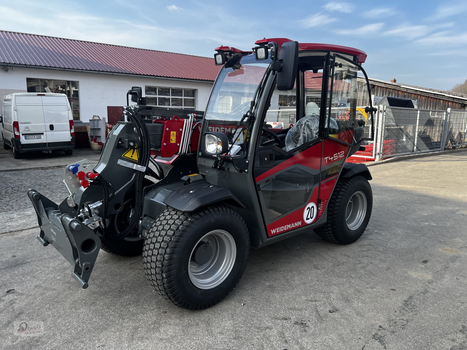 Teleskoplader του τύπου Weidemann  T4512, Neumaschine σε Regen (Φωτογραφία 1)