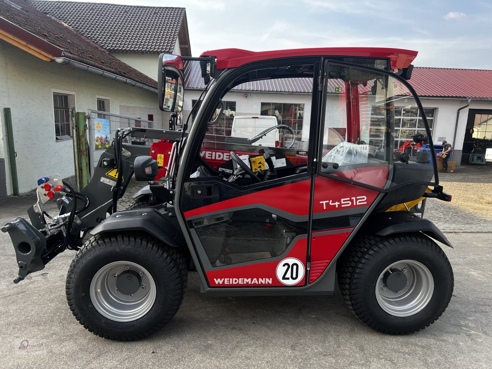 Teleskoplader του τύπου Weidemann  T4512, Neumaschine σε Regen (Φωτογραφία 4)