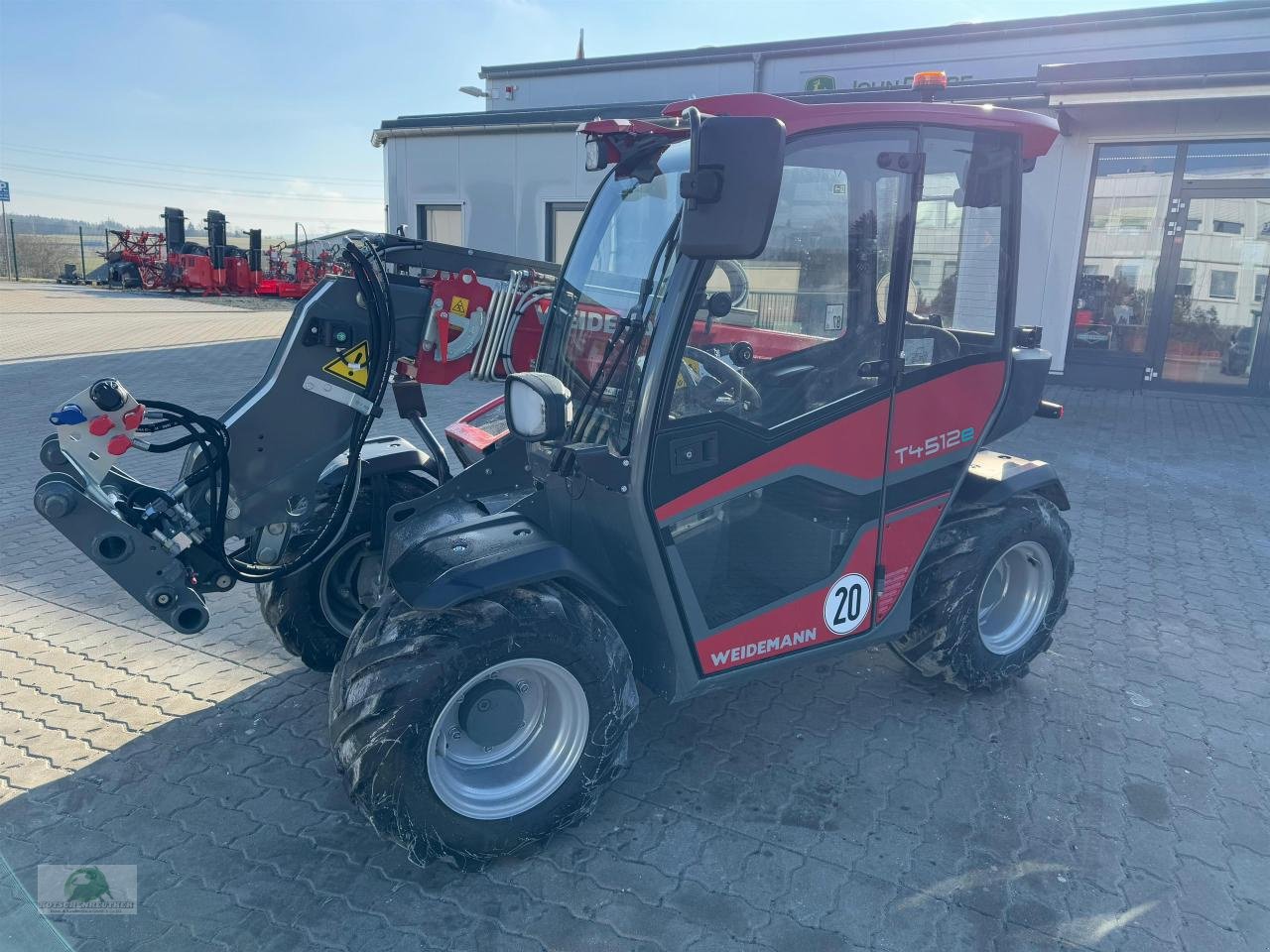 Teleskoplader of the type Weidemann  T4512e, Neumaschine in Münchberg (Picture 1)