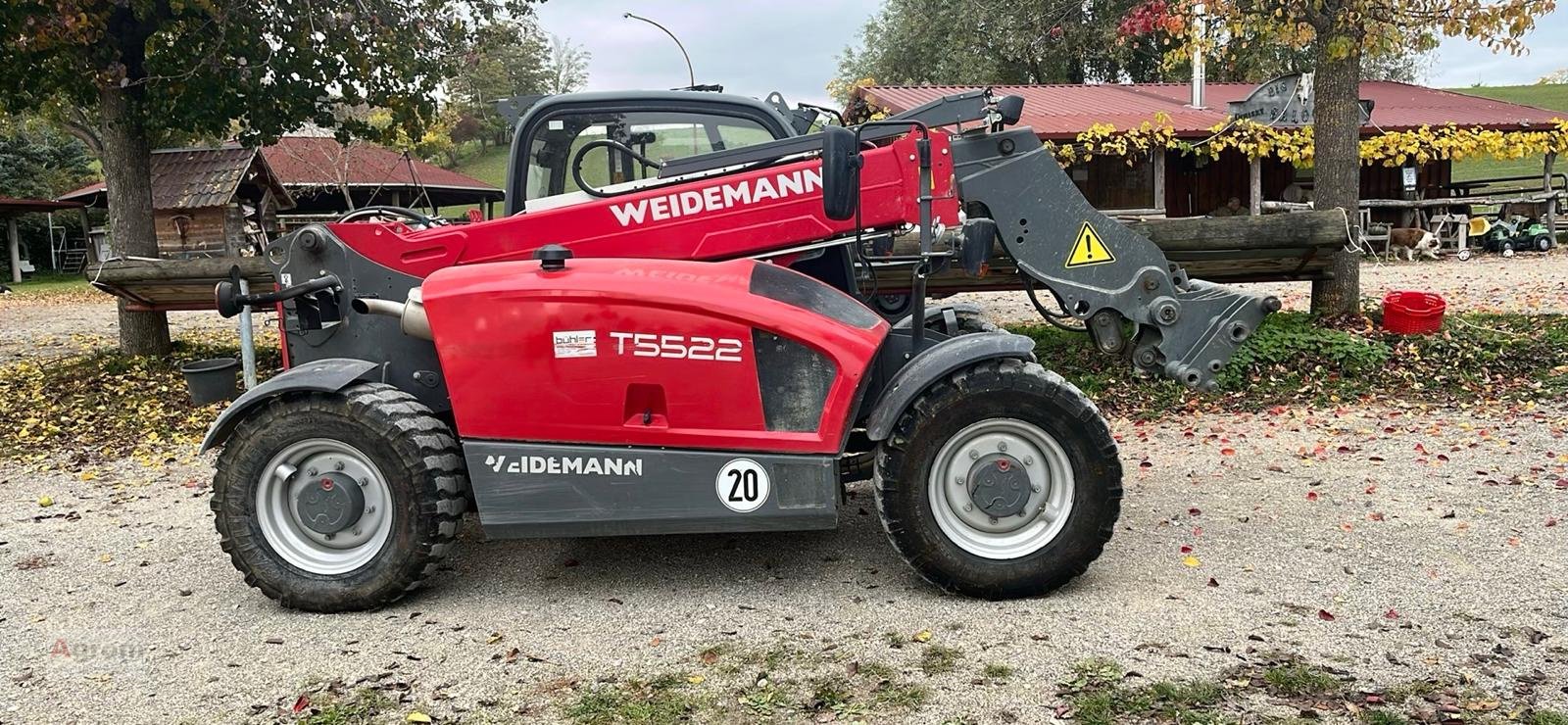 Teleskoplader tip Weidemann  T5522, Gebrauchtmaschine in Kirchen-Hausen (Poză 1)