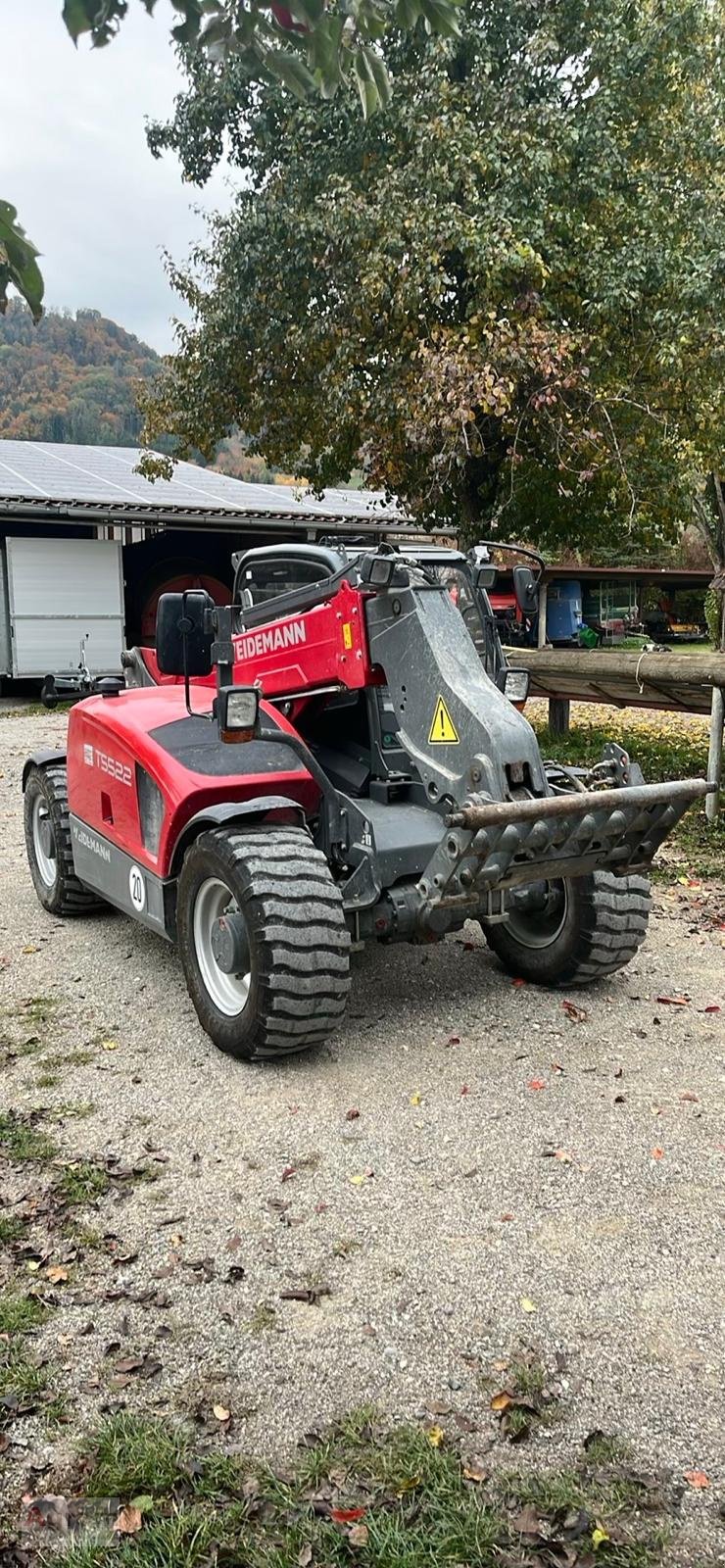 Teleskoplader tip Weidemann  T5522, Gebrauchtmaschine in Kirchen-Hausen (Poză 8)