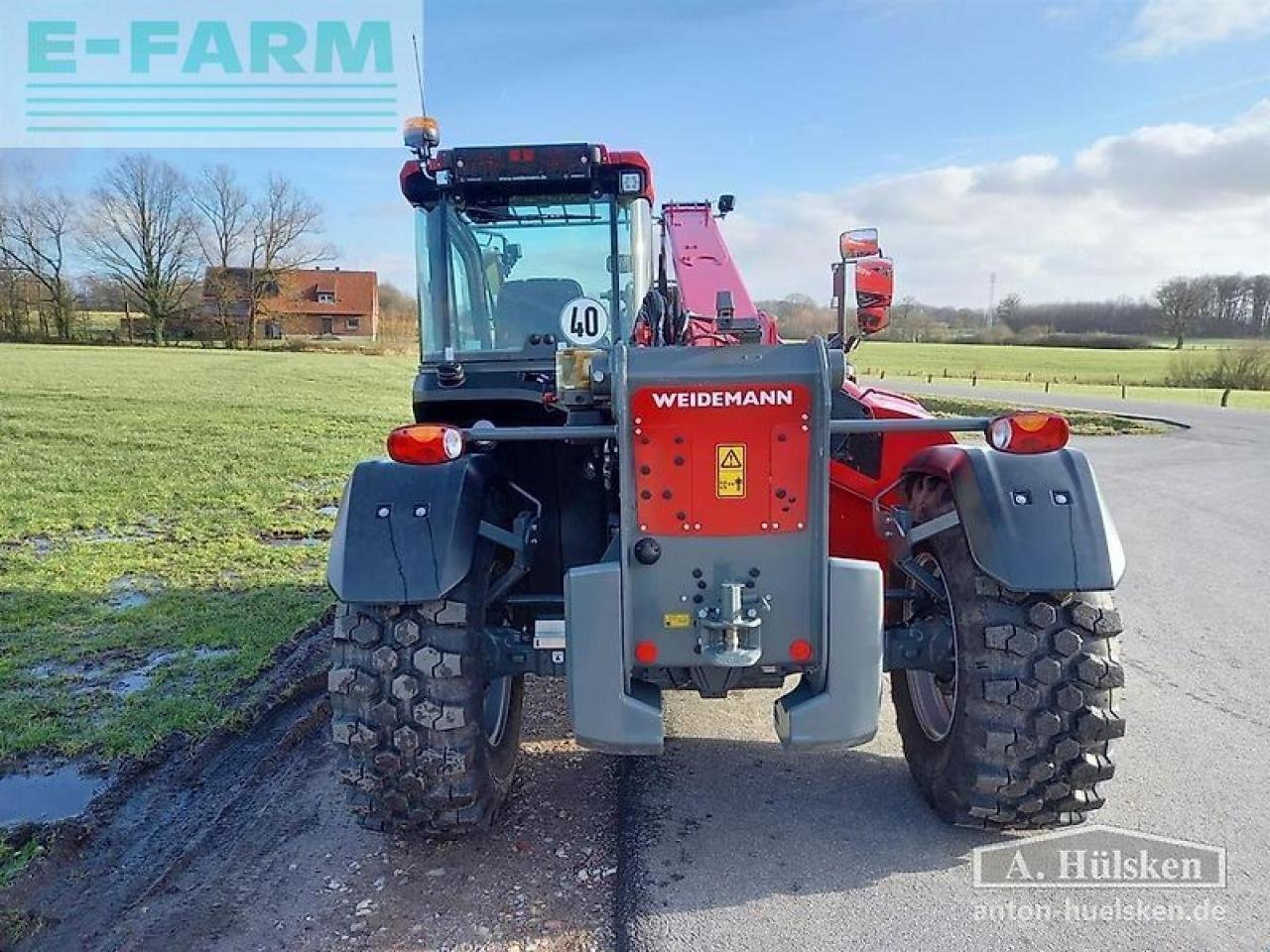 Teleskoplader от тип Weidemann  t7042 (136 ps, 40 km/h), Gebrauchtmaschine в ROSENDAHL (Снимка 7)