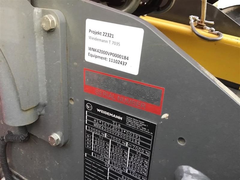 Teleskoplader του τύπου Weidemann  TELESKOPRADLA. WEIDEMANN T7035, Gebrauchtmaschine σε Plessa (Φωτογραφία 17)