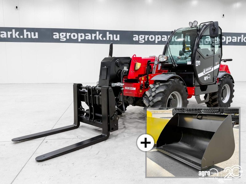 Teleskopstapler του τύπου Faresin 9.70 HLS 74 telehandler with 7 ton and 8,8 m capacity, Joystick, pallet fork, bucket, 152 liter pump, Gebrauchtmaschine σε Csengele (Φωτογραφία 1)