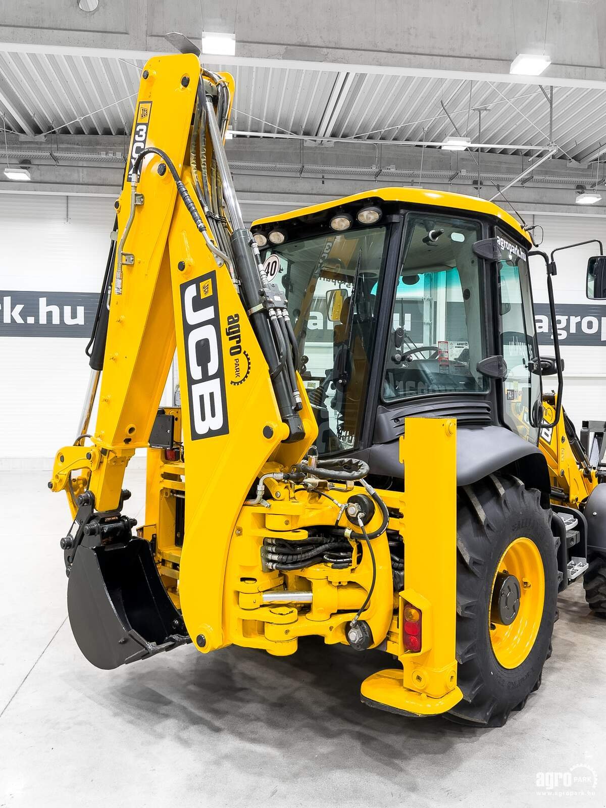 Teleskopstapler del tipo JCB 3CX Eco Sitemaster backhoe loader, 92 hp, air con Powershift, SRS, 4 buckets + forks, Gebrauchtmaschine In Csengele (Immagine 8)