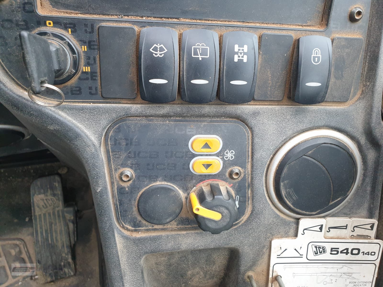 Teleskopstapler typu JCB 540-140, Gebrauchtmaschine v Deutsch - Goritz (Obrázek 19)