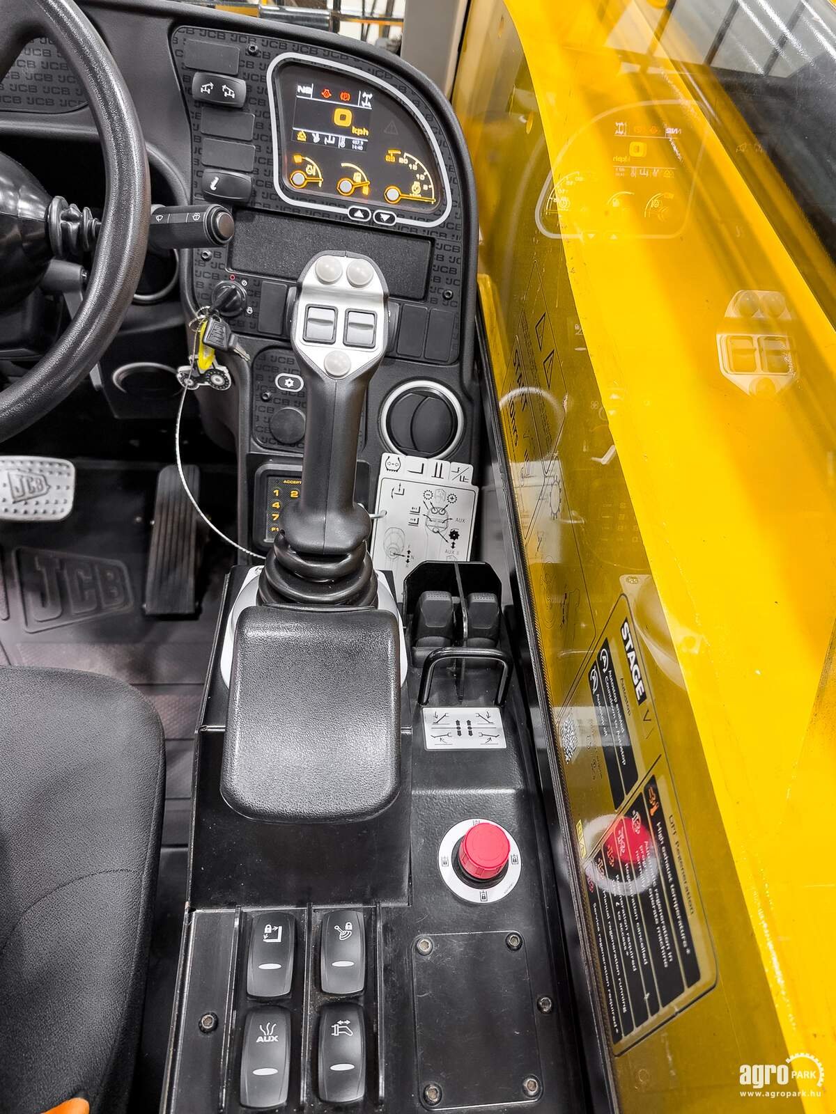 Teleskopstapler a típus JCB 540-170 Sway 17 m lifting height, 4.000 kg capacity, Joystick, air conditioner, pallet forks, Sway, hydraulic fork positioner, Gebrauchtmaschine ekkor: Csengele (Kép 15)