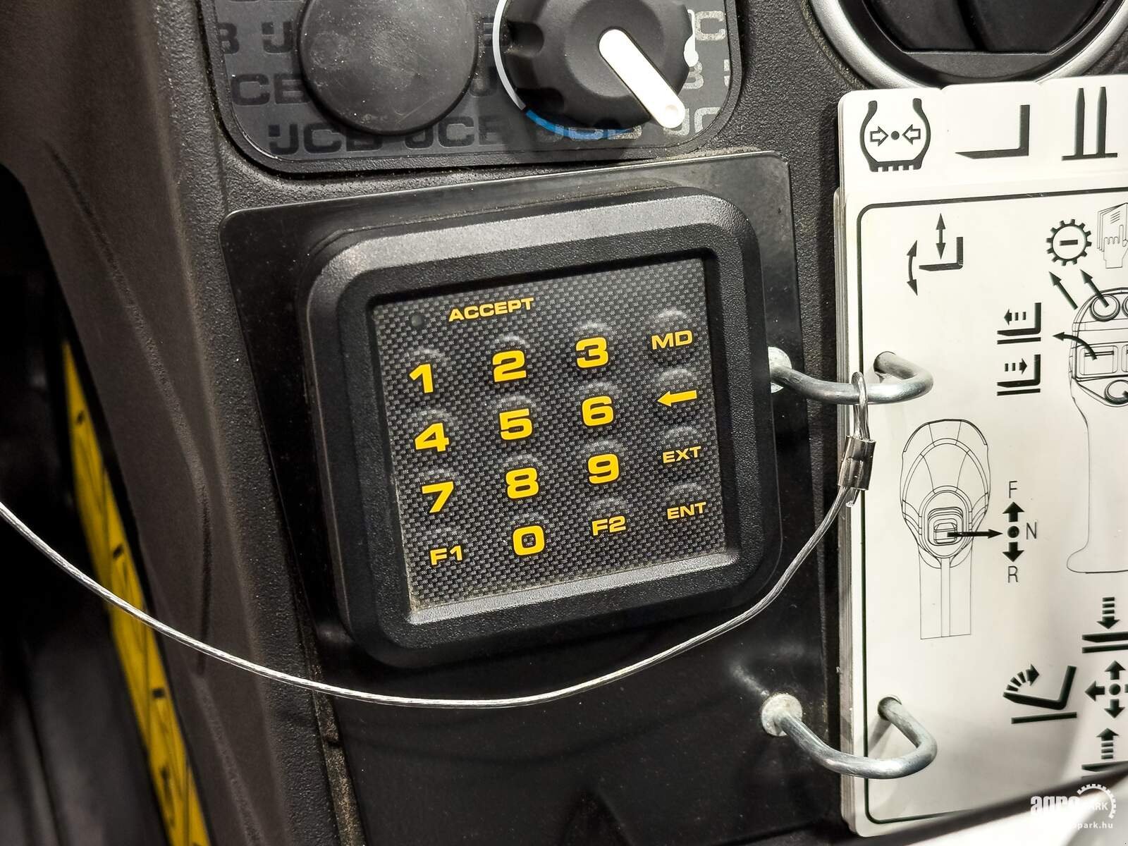 Teleskopstapler a típus JCB 540-170 Sway 17 m lifting height, 4.000 kg capacity, Joystick, air conditioner, pallet forks, Sway, hydraulic fork positioner, Gebrauchtmaschine ekkor: Csengele (Kép 19)