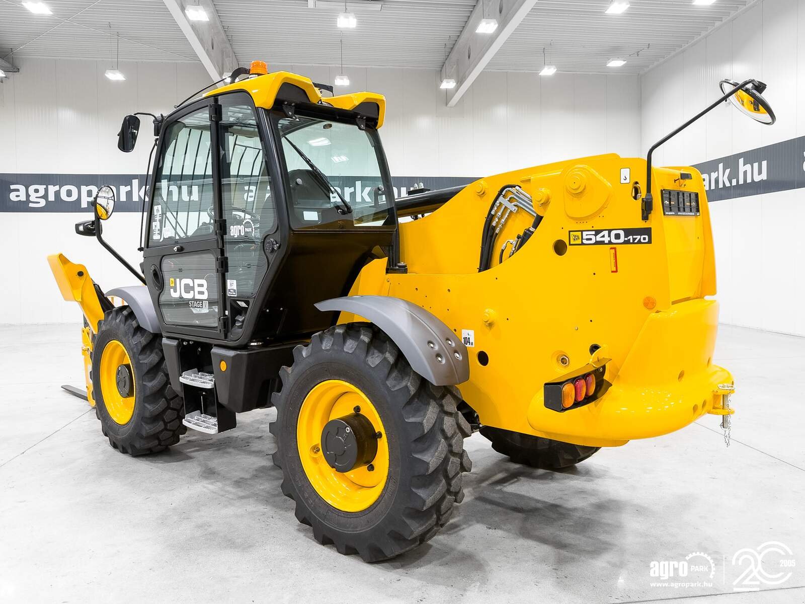 Teleskopstapler typu JCB 540-170 Sway telehandler, Joystick, air con, hydraulic shifting of the pallet forks, Gebrauchtmaschine v Csengele (Obrázek 4)