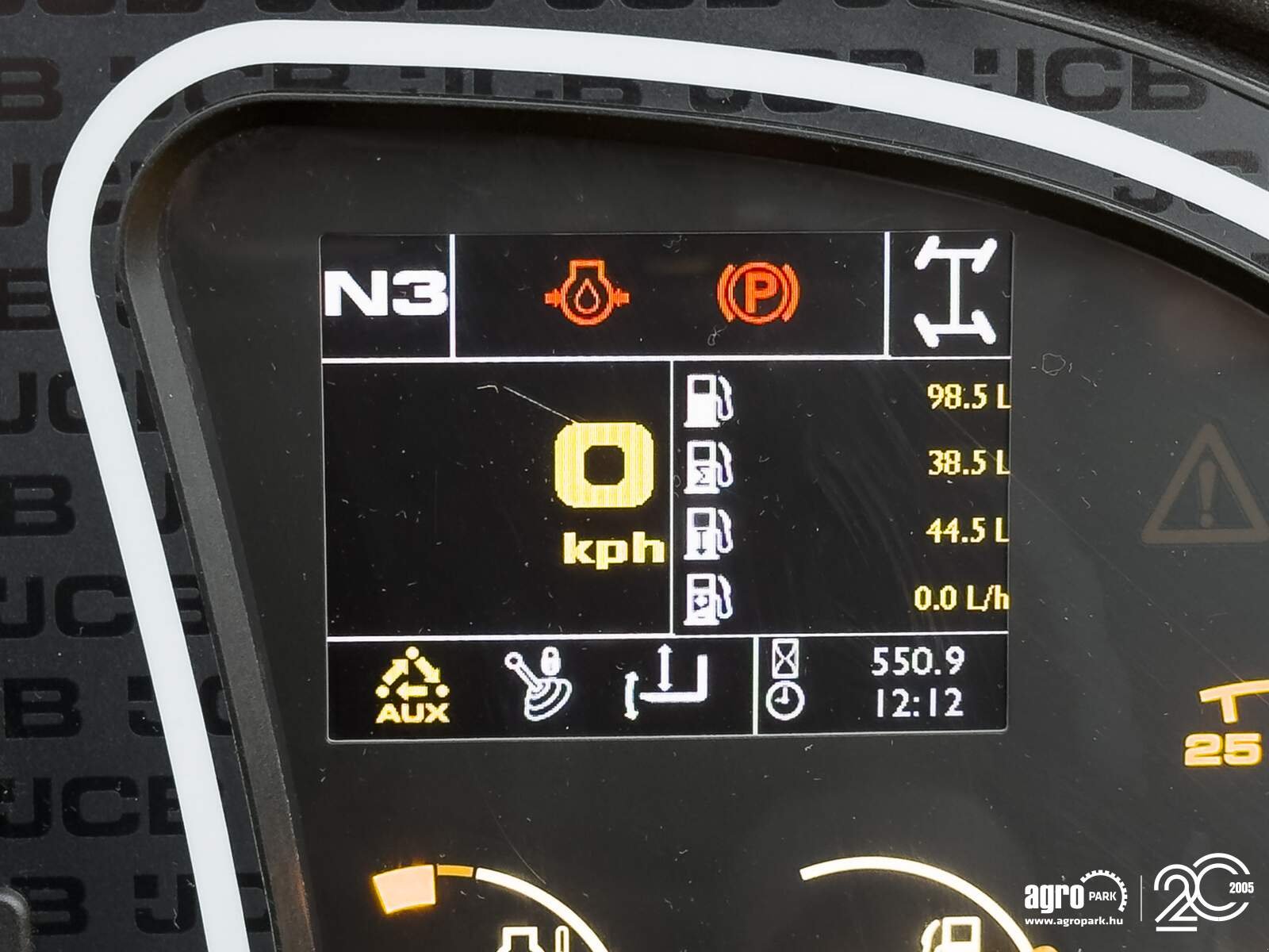 Teleskopstapler typu JCB 540-170 Sway telehandler, Joystick, air con, hydraulic shifting of the pallet forks, Gebrauchtmaschine v Csengele (Obrázek 10)