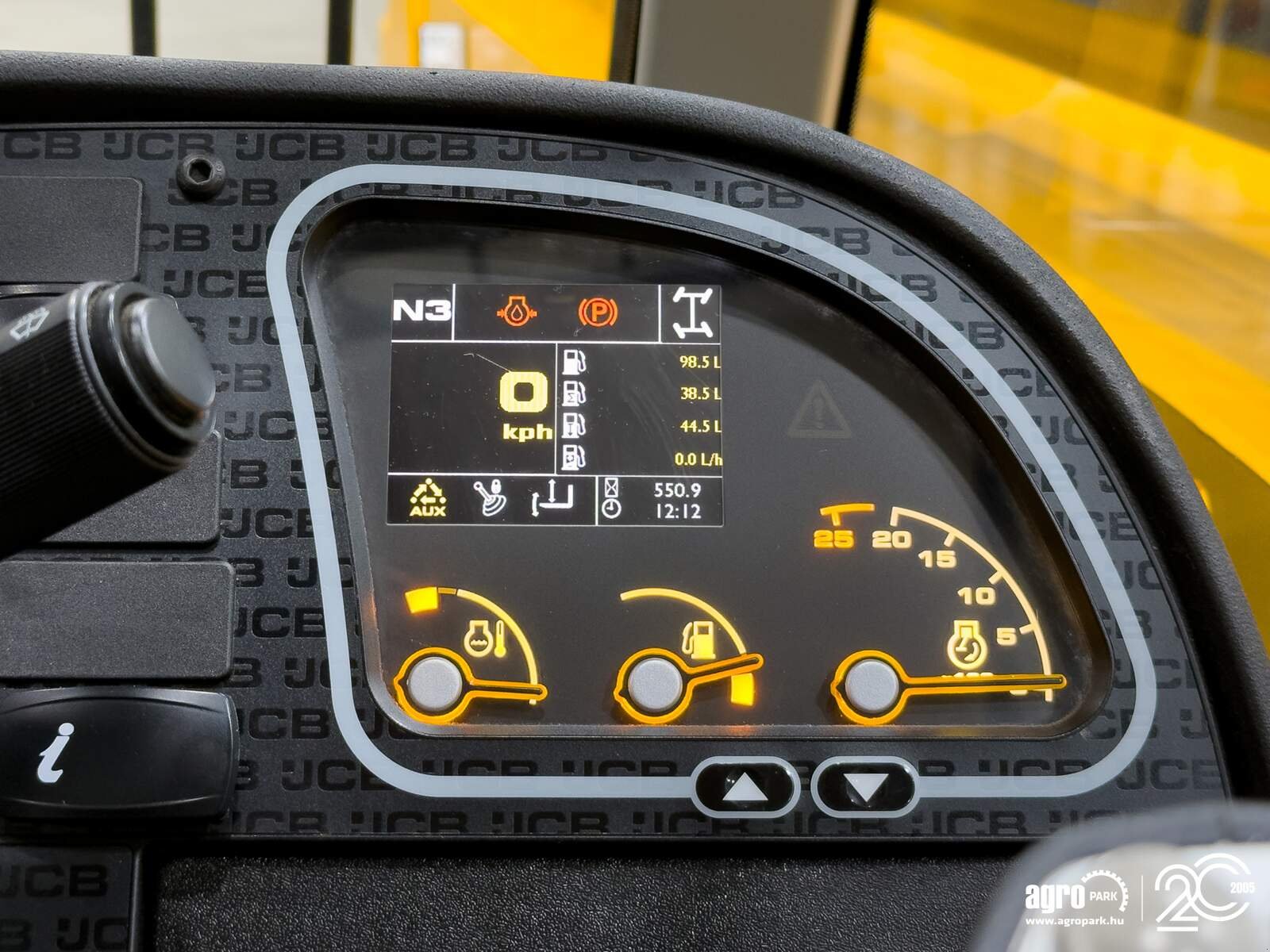 Teleskopstapler typu JCB 540-170 Sway telehandler, Joystick, air con, hydraulic shifting of the pallet forks, Gebrauchtmaschine v Csengele (Obrázek 16)