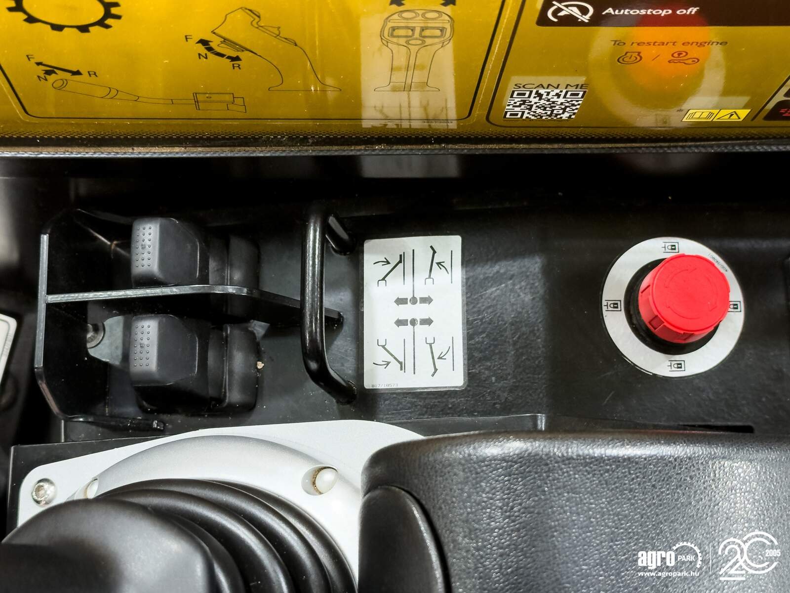 Teleskopstapler typu JCB 540-170 Sway telehandler, Joystick, air con, hydraulic shifting of the pallet forks, Gebrauchtmaschine v Csengele (Obrázek 22)