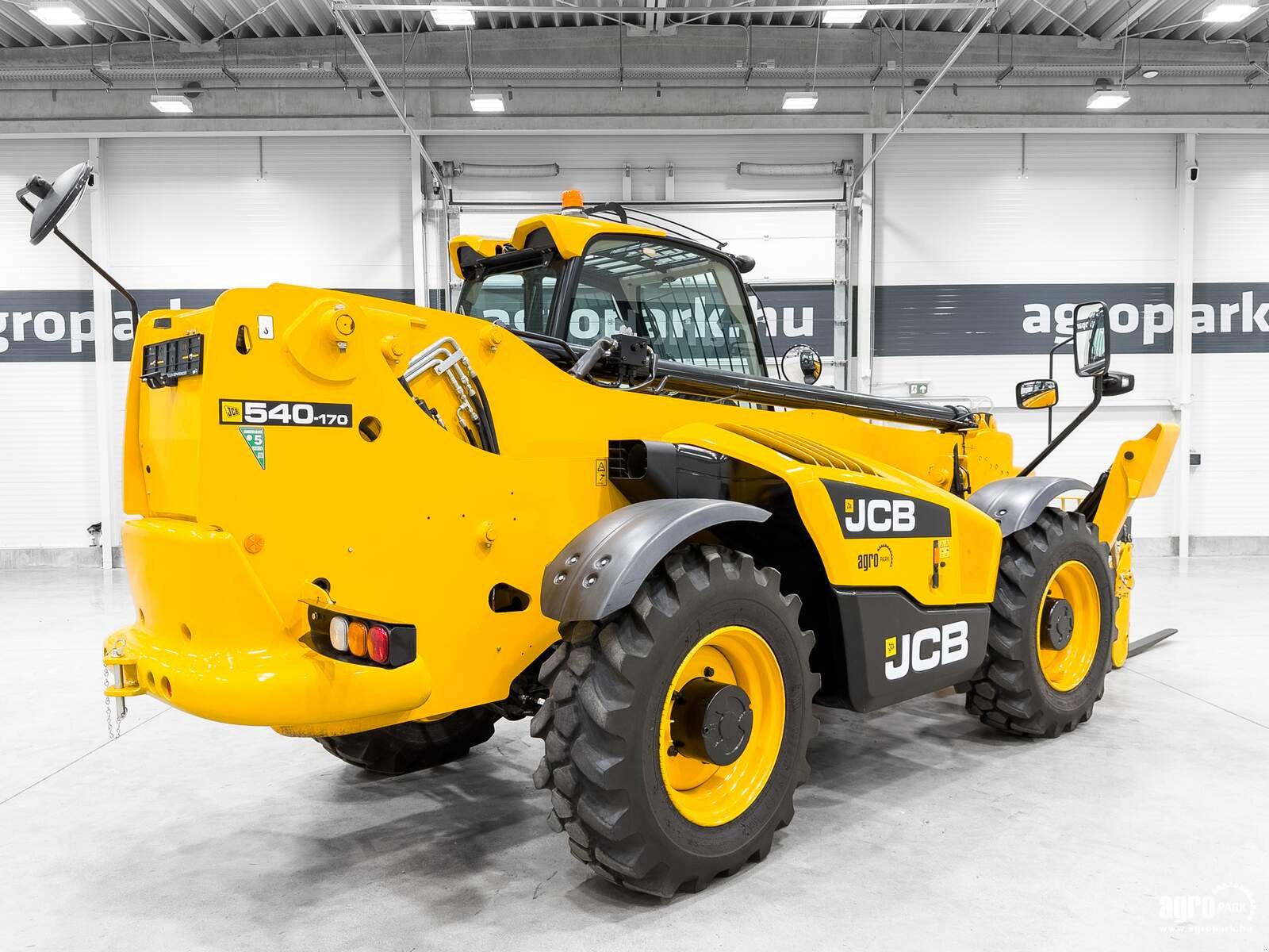 Teleskopstapler of the type JCB 540-170 Sway telehandler, Joystick, air con, hydraulic shifting of the pallet forks, Gebrauchtmaschine in Csengele (Picture 3)