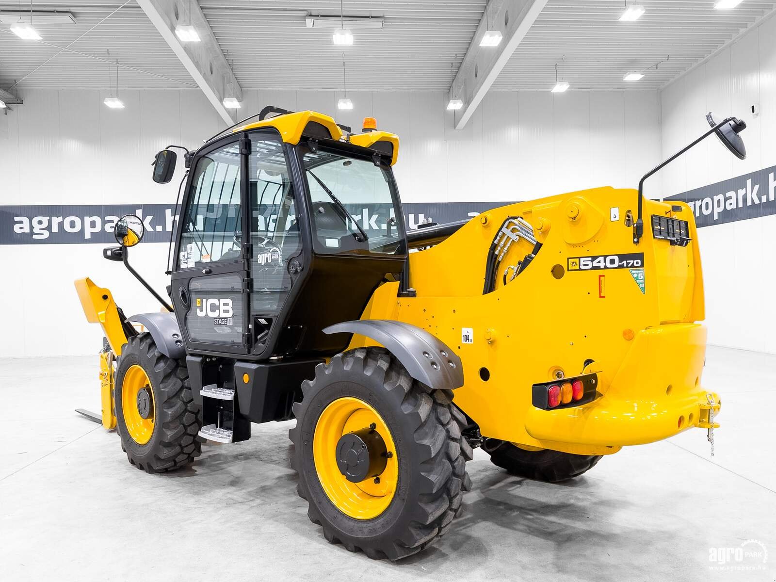 Teleskopstapler of the type JCB 540-170 Sway telehandler, Joystick, air con, hydraulic shifting of the pallet forks, Gebrauchtmaschine in Csengele (Picture 4)