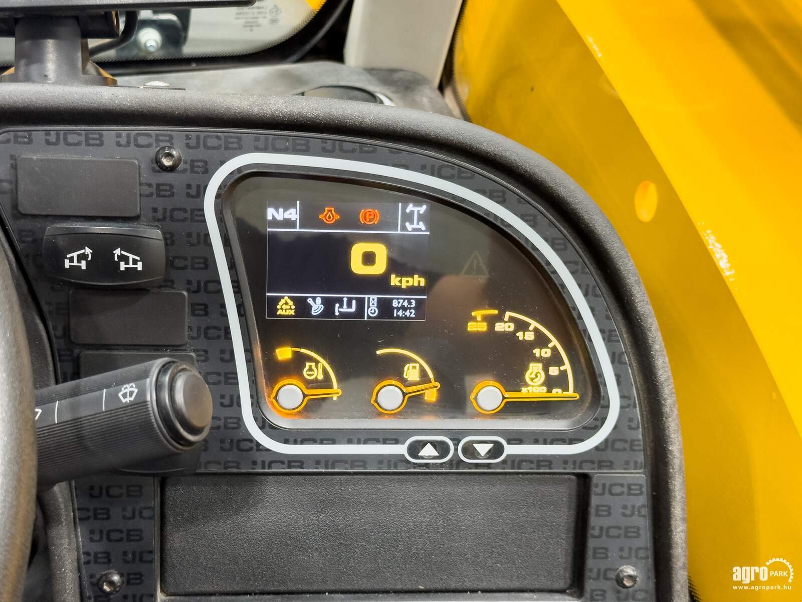 Teleskopstapler of the type JCB 540-170 Sway telehandler, Joystick, air con, hydraulic shifting of the pallet forks, Gebrauchtmaschine in Csengele (Picture 20)