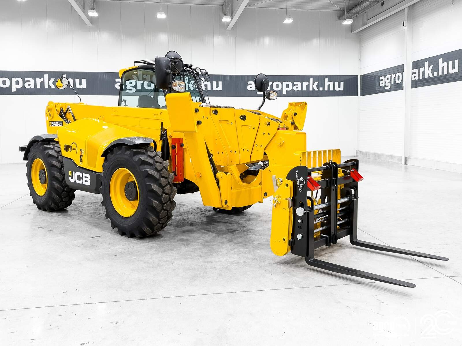 Teleskopstapler des Typs JCB 540-200 Sway 20 m lifting height, 4.000 kg capacity, Joystick, air conditioner, pallet forks, Sway, hydraulic fork positioner, Gebrauchtmaschine in Csengele (Bild 2)
