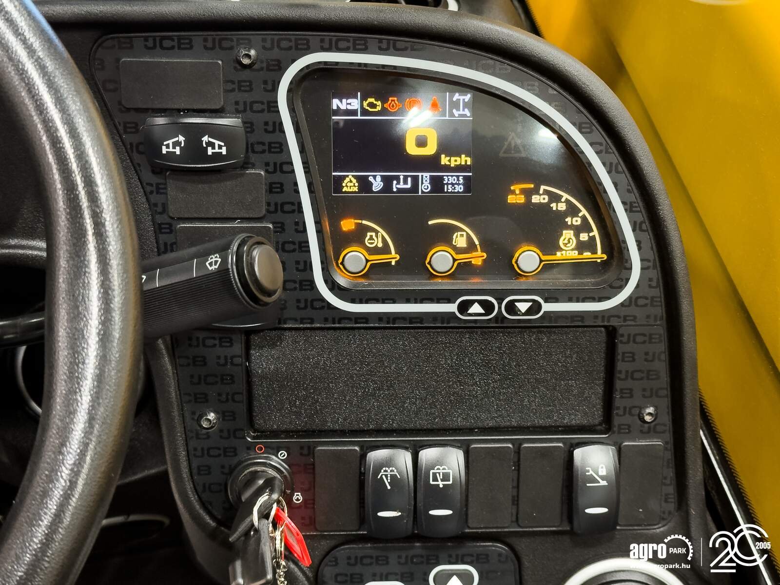 Teleskopstapler des Typs JCB 540-200 Sway 20 m lifting height, 4.000 kg capacity, Joystick, air conditioner, pallet forks, Sway, hydraulic fork positioner, Gebrauchtmaschine in Csengele (Bild 17)