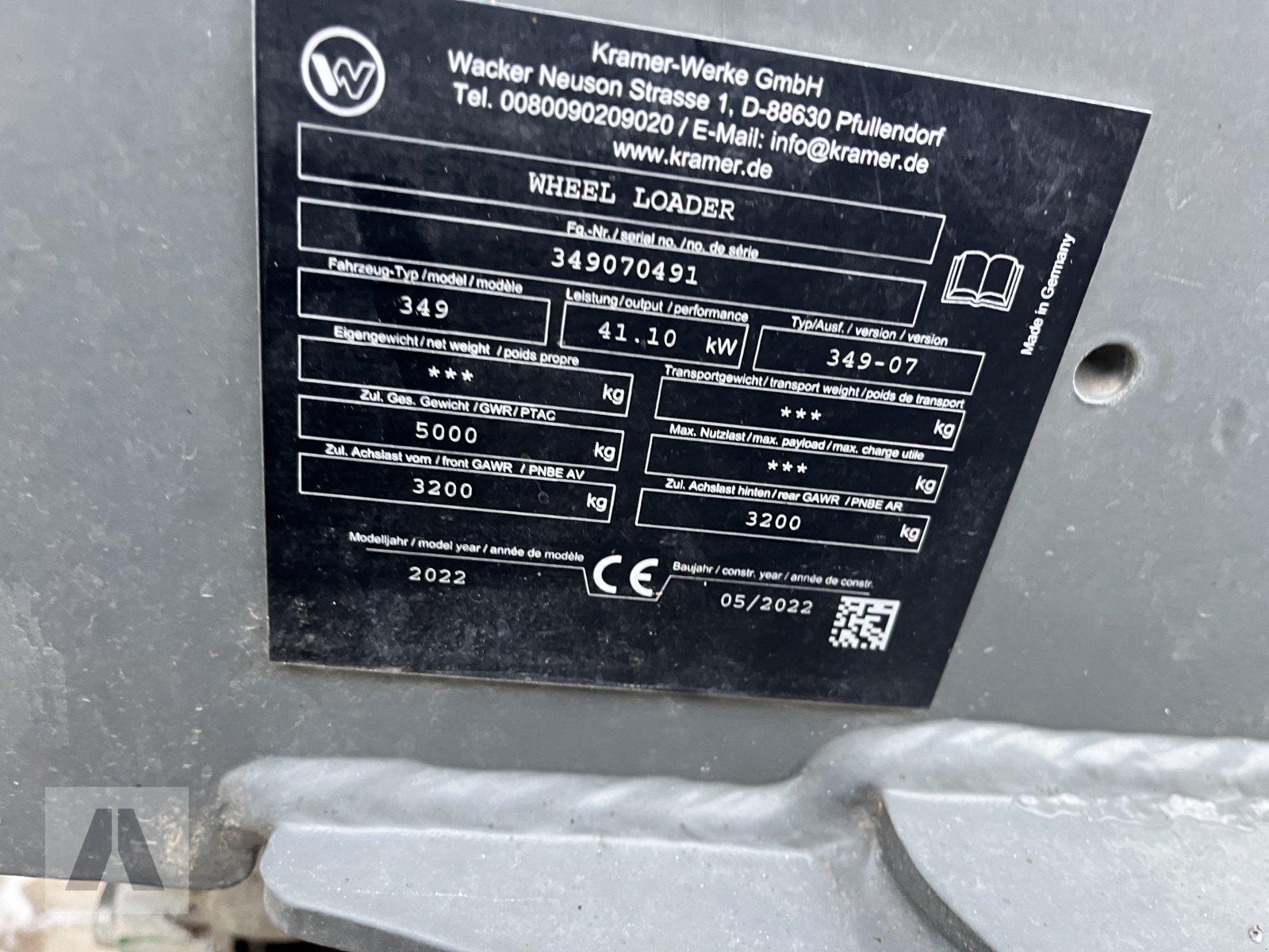 Teleskopstapler of the type Kramer KL 25.5T, Gebrauchtmaschine in Tettenweis I Karpfham (Picture 17)