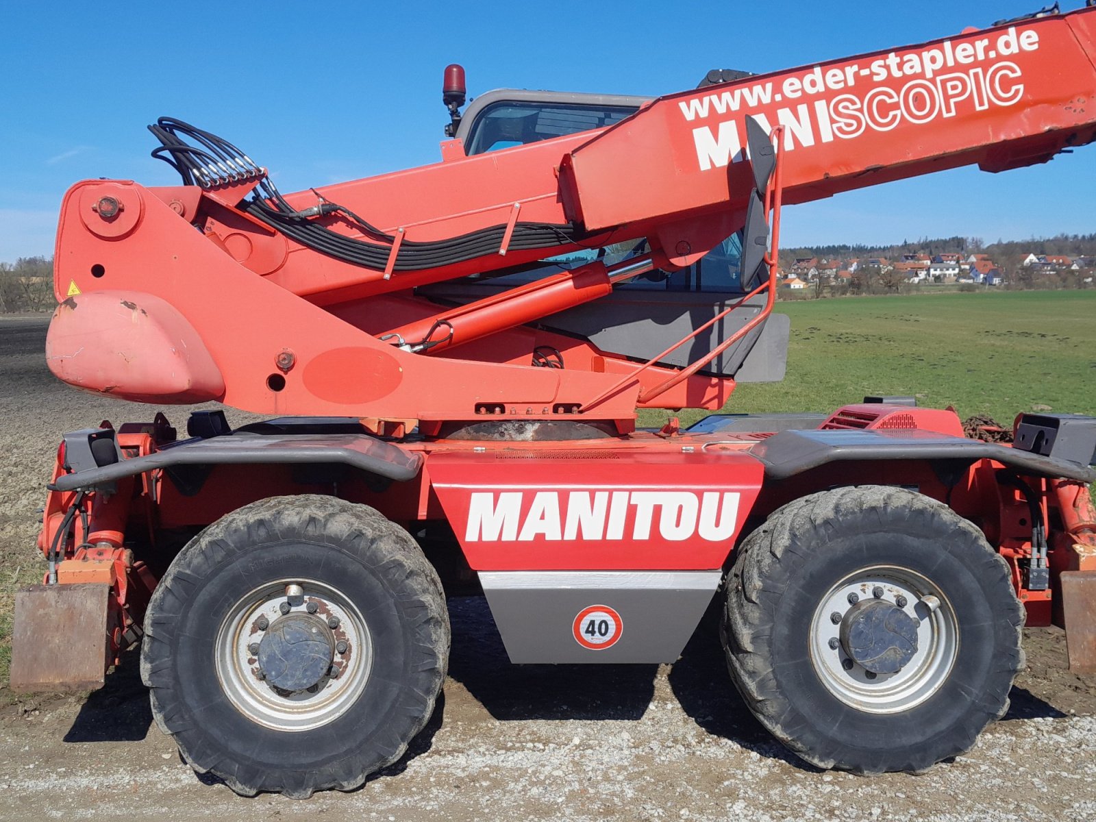 Teleskopstapler des Typs Manitou MRT 1842, Gebrauchtmaschine in Welshofen (Bild 1)