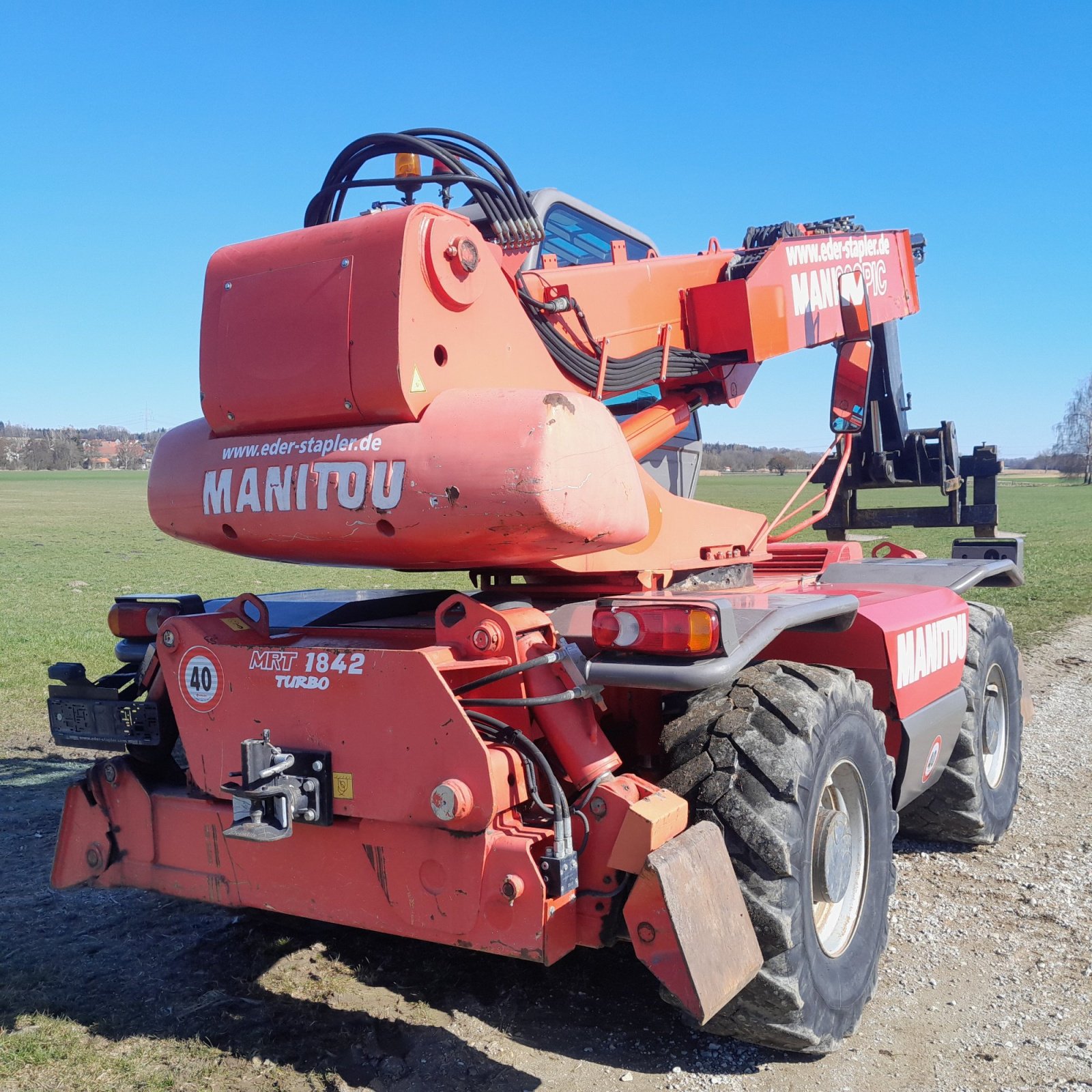 Teleskopstapler des Typs Manitou MRT 1842, Gebrauchtmaschine in Welshofen (Bild 5)