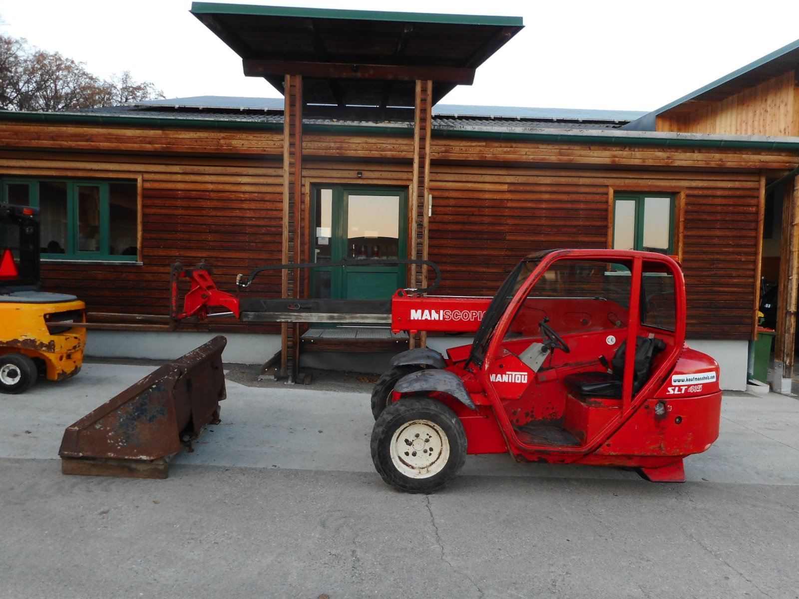 Teleskopstapler des Typs Manitou SLT415E, Gebrauchtmaschine in St. Nikolai ob Draßling (Bild 14)