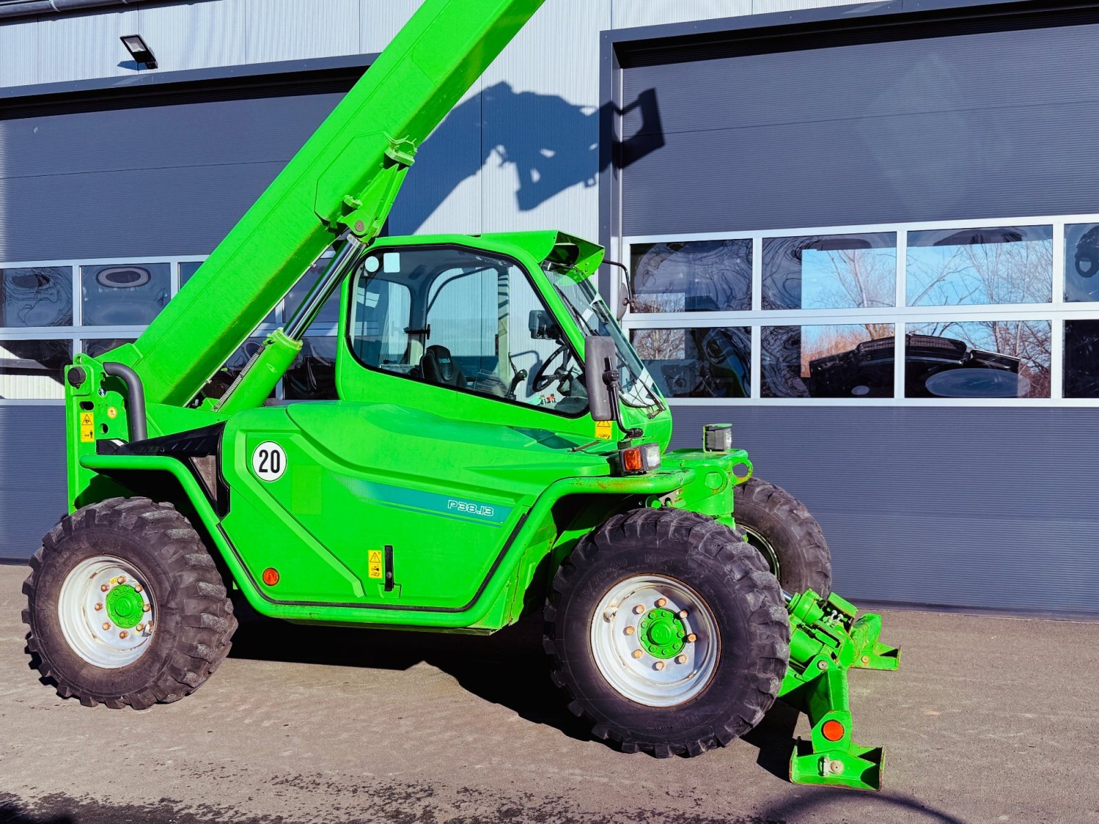 Teleskopstapler van het type Merlo P38.13 - 1. HAND, Gebrauchtmaschine in Falkenstein (Foto 4)