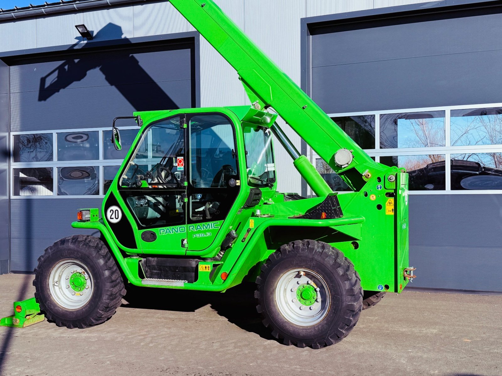 Teleskopstapler van het type Merlo P38.13 - 1. HAND, Gebrauchtmaschine in Falkenstein (Foto 5)