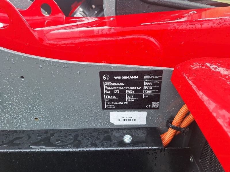 Teleskopstapler typu Weidemann  T4512e Teleskoplader, Gebrauchtmaschine w Chur (Zdjęcie 5)
