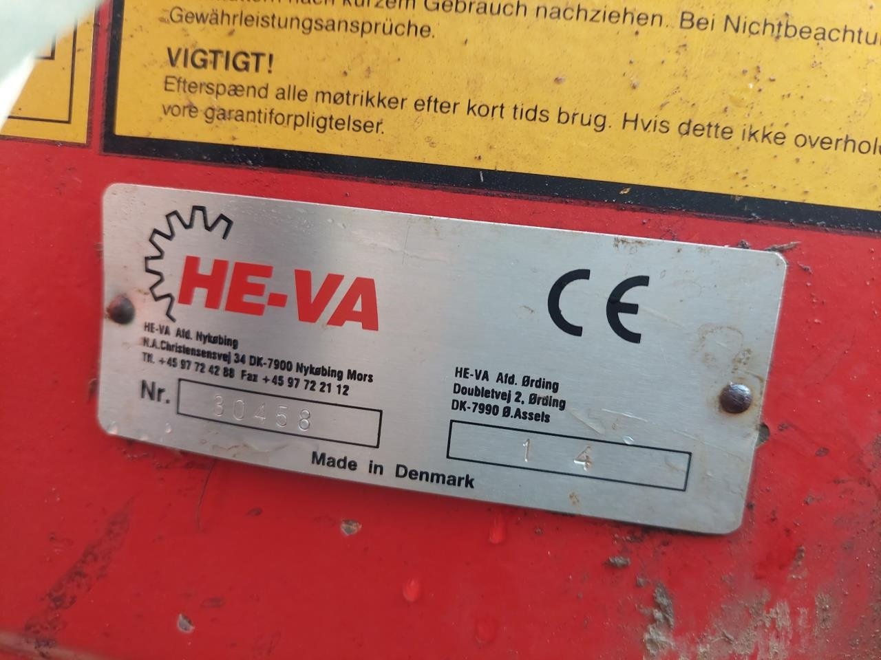 Tiefenlockerer tipa HE-VA SUB-TILLER 500 - 9 tds., Gebrauchtmaschine u Hammel (Slika 16)