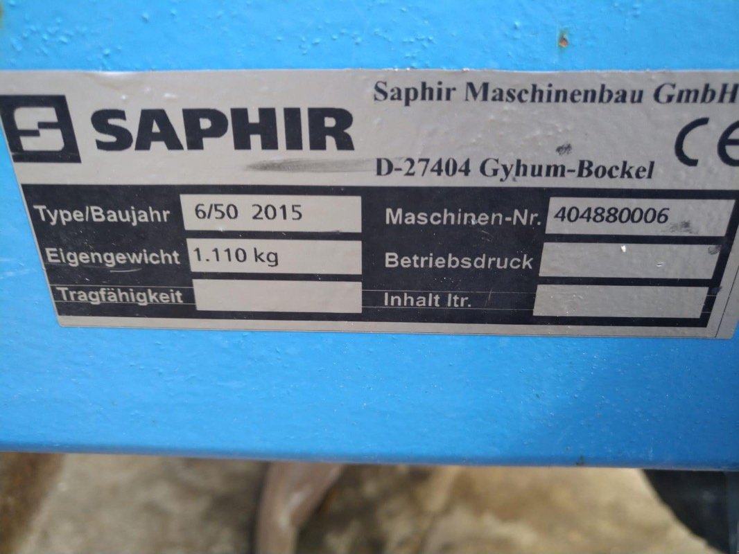 Tiefenlockerer типа Saphir 6/50, Gebrauchtmaschine в Liebenwalde (Фотография 2)