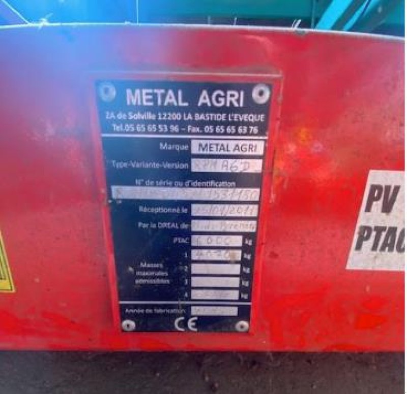 Tieflader des Typs Agri-Metal RPM A 6D, Gebrauchtmaschine in MORHANGE (Bild 4)