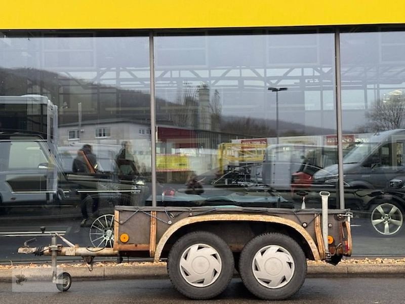 Tieflader du type Böckmann Kastenanhänger 1,5 t Tieflader Tandem Flachplane, Gebrauchtmaschine en Gevelsberg (Photo 1)