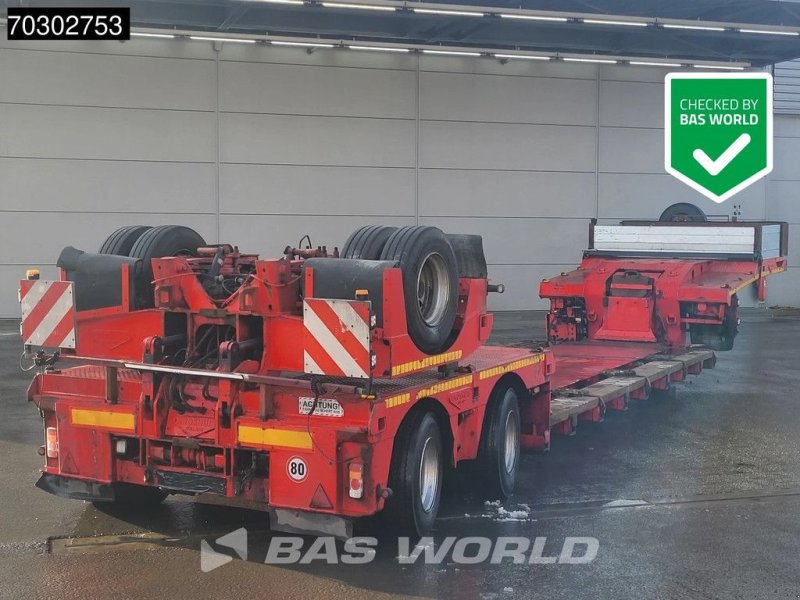 Tieflader du type Broshuis 2ABD-38A 3 axles 3x Steering Axle Extendable, Gebrauchtmaschine en Veghel (Photo 1)