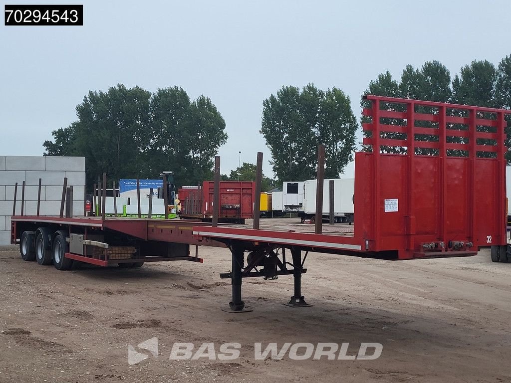 Tieflader des Typs Broshuis 3 AOU 48 2x Extendable 1195-2735cm APK 03/2026 3x Lenkachse, Gebrauchtmaschine in Veghel (Bild 10)