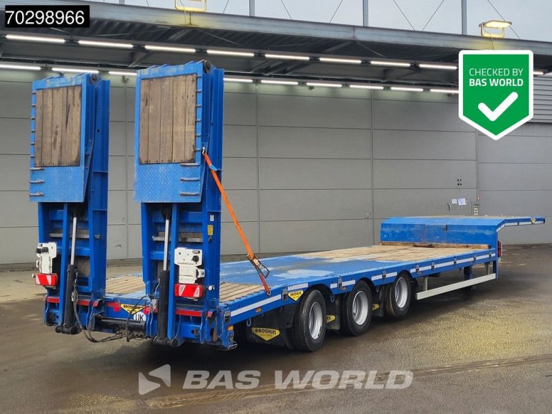 Tieflader del tipo Broshuis 3ASD-18-30/0 Lift + Steering Axle Hydraulic Ramps, Gebrauchtmaschine en Veghel (Imagen 1)