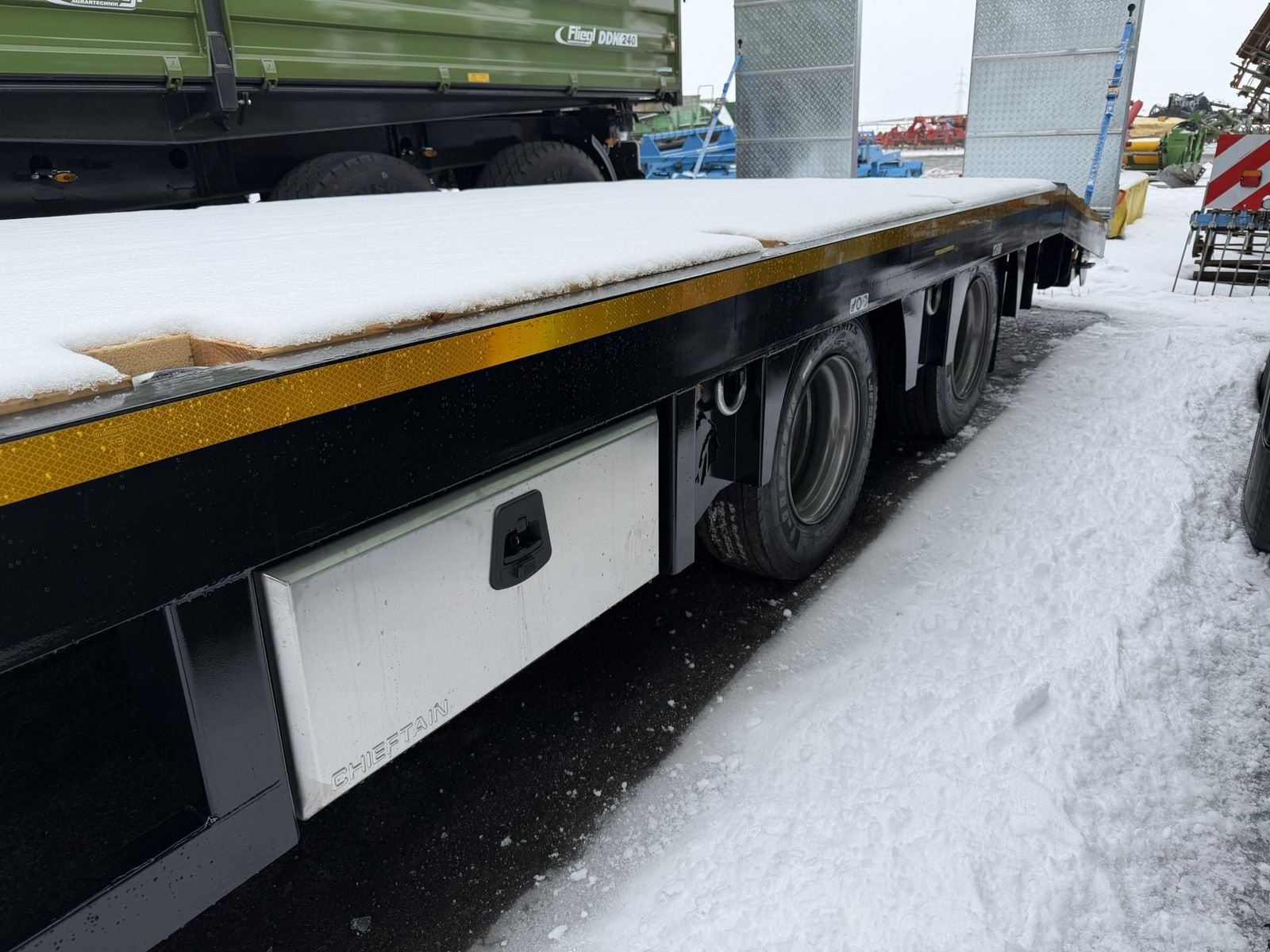 Tieflader del tipo Chieftain Tandemtieflader 22to, Neumaschine In Göpfritz (Immagine 8)