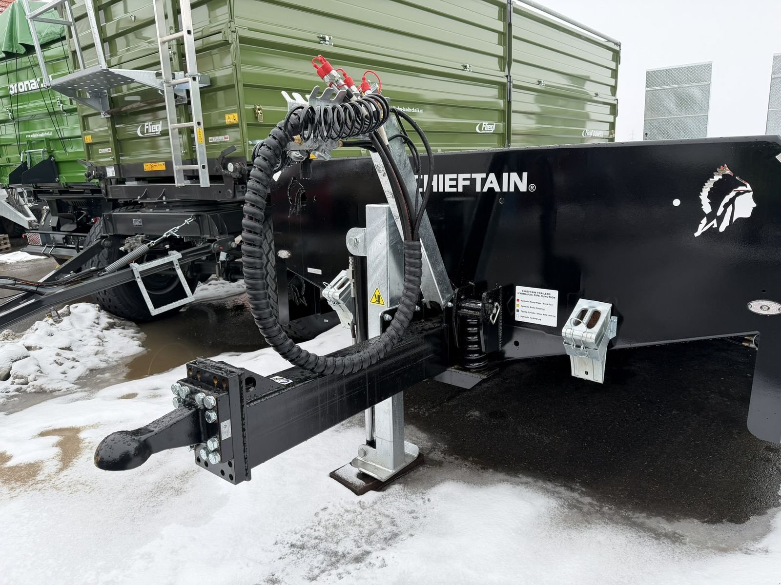 Tieflader del tipo Chieftain Tandemtieflader 22to, Neumaschine In Göpfritz (Immagine 2)