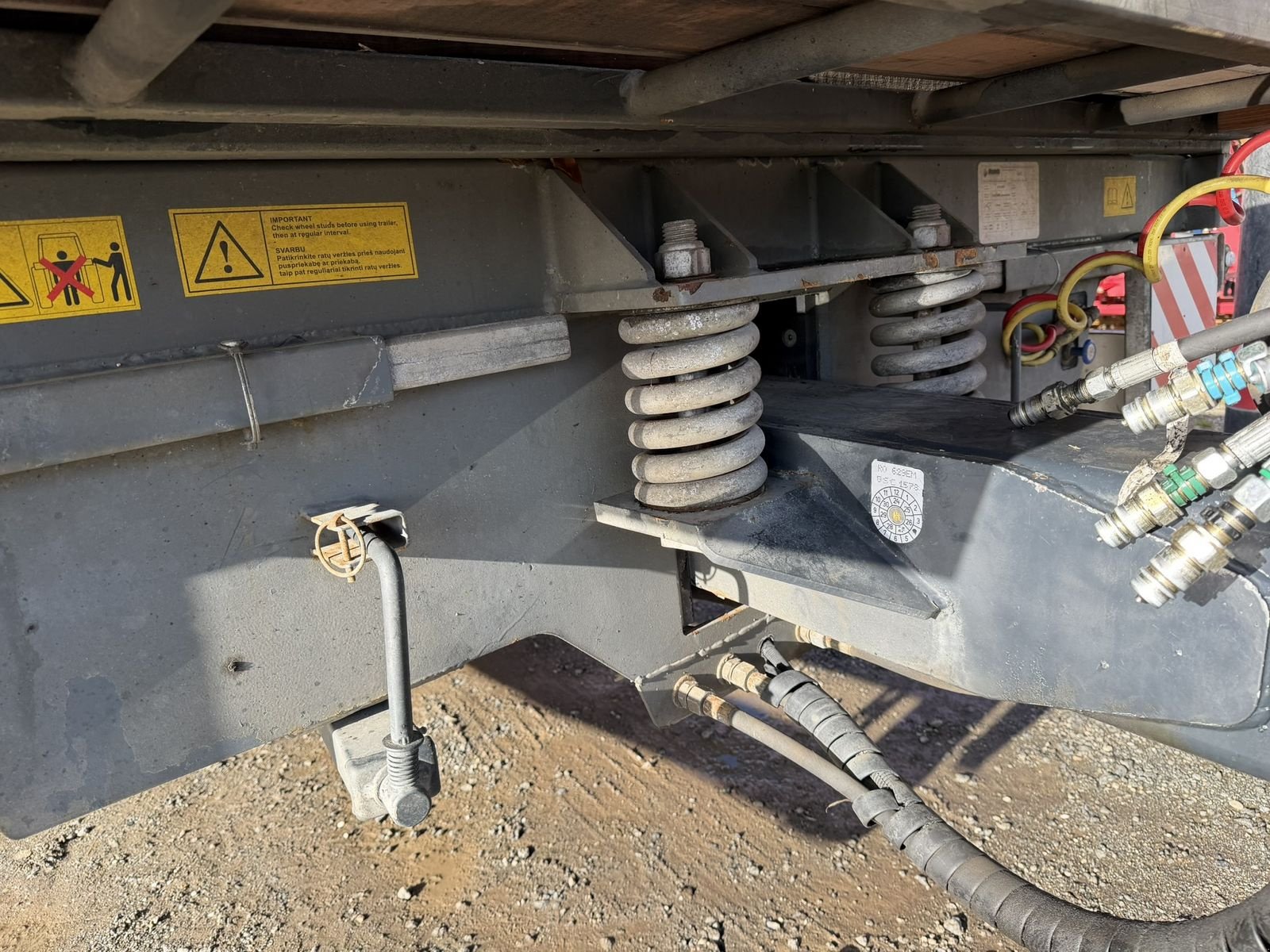 Tieflader Türe ait Dinapolis Tridemtieflader 27to, Gebrauchtmaschine içinde Göpfritz (resim 5)