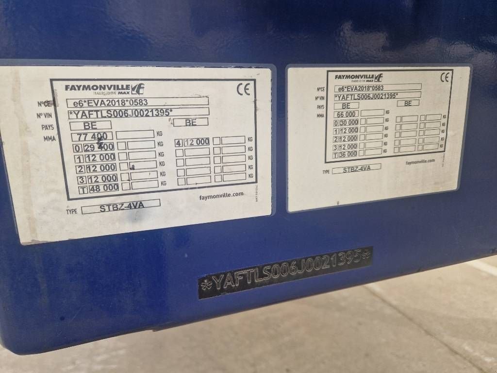 Tieflader of the type Faymonville STBZ-4VA (Hydr. vesseldeck 8+4,5+4,2+6m), Gebrauchtmaschine in Stabroek (Picture 11)
