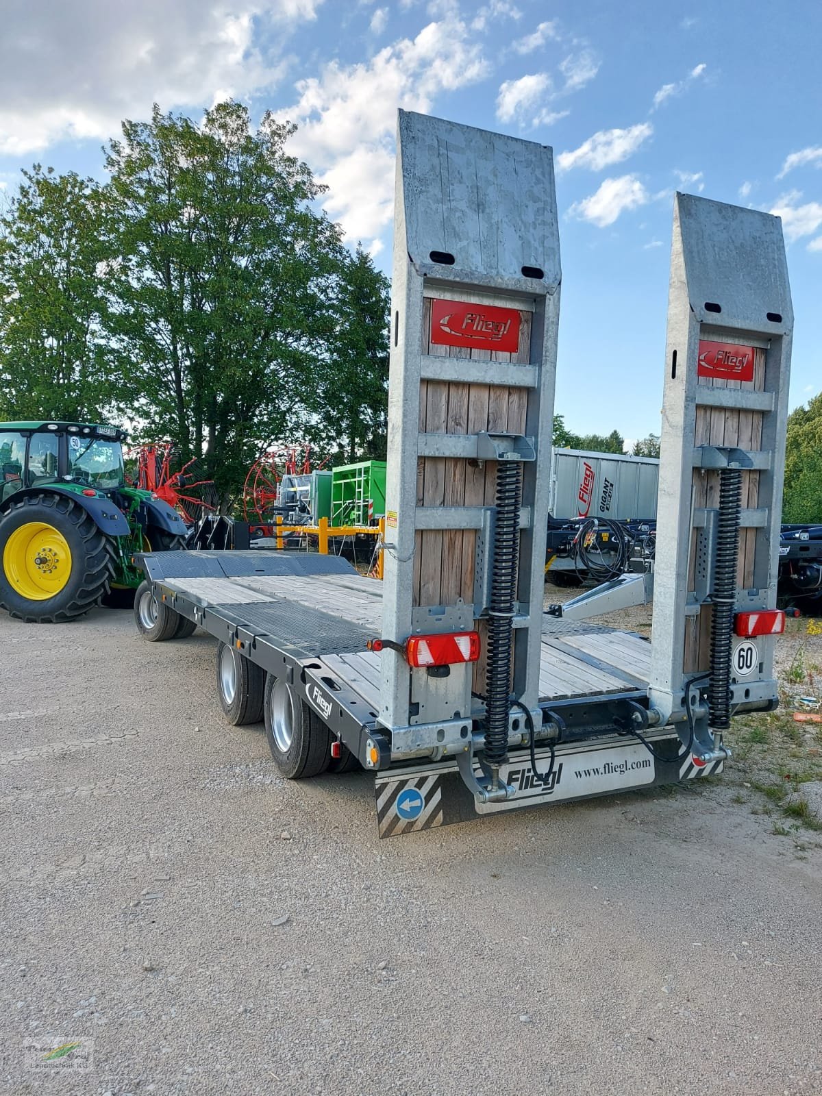 Tieflader tip Fliegl DTL 300 Agrar, Neumaschine in Pegnitz-Bronn (Poză 1)