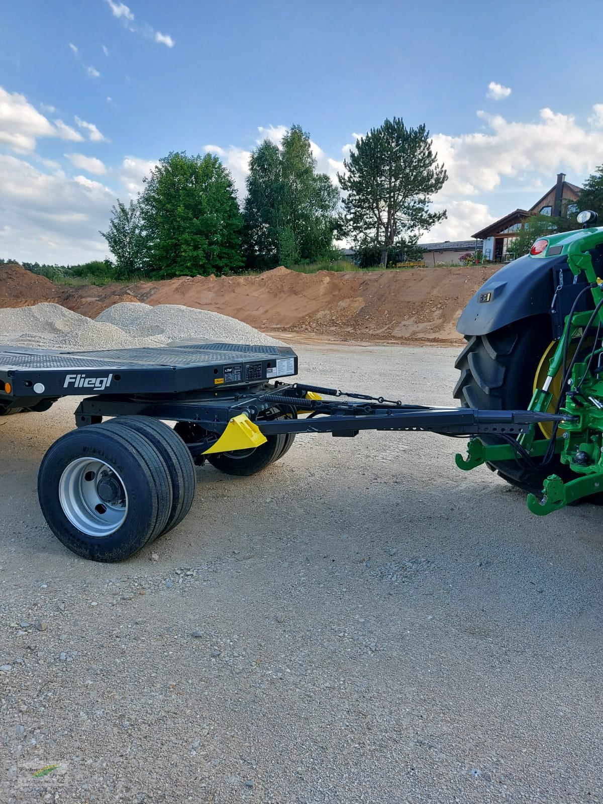 Tieflader tip Fliegl DTL 300 Agrar, Neumaschine in Pegnitz-Bronn (Poză 5)