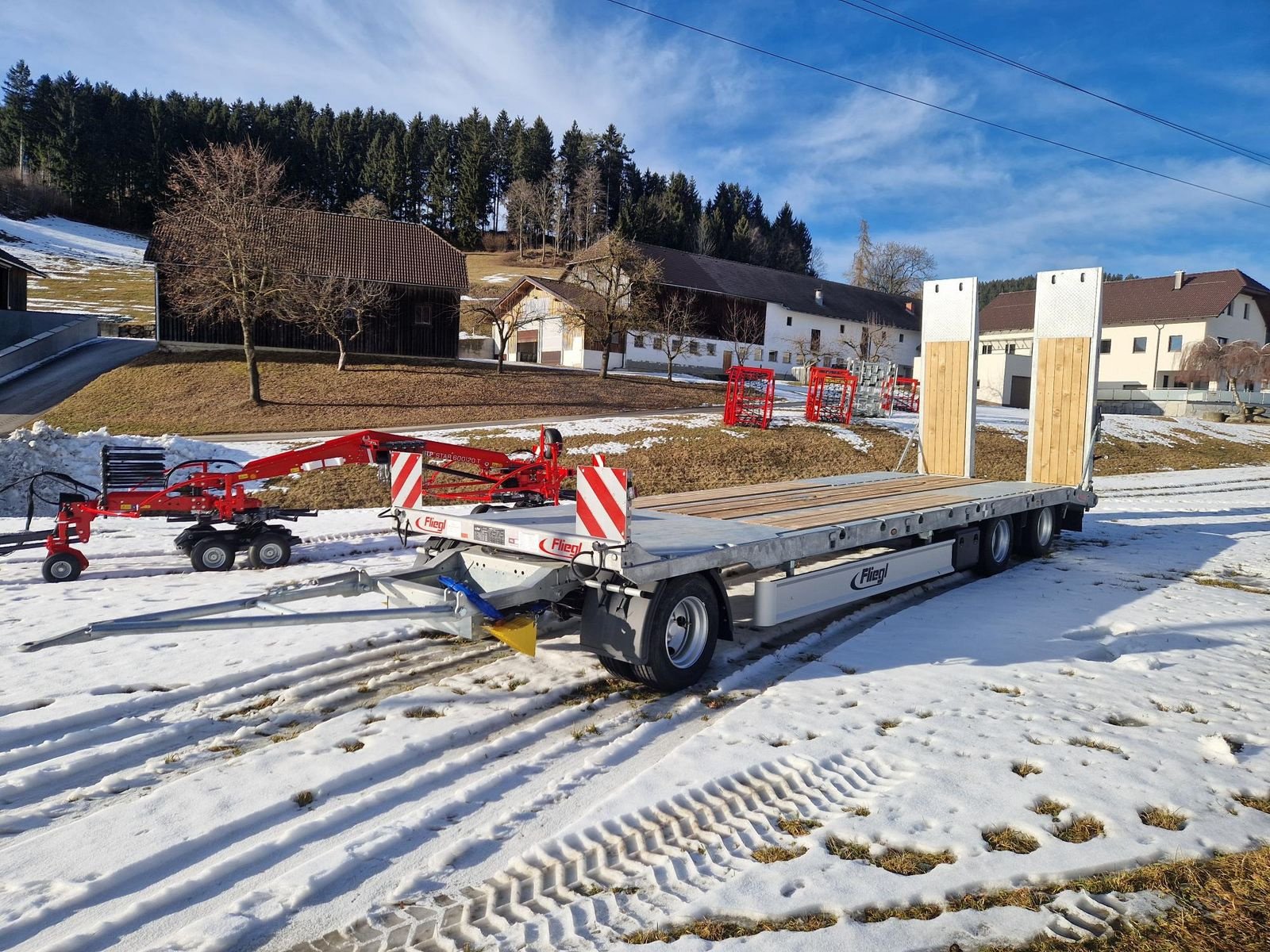 Tieflader του τύπου Fliegl DTL 300 P Agrar, Gebrauchtmaschine σε Grünbach (Φωτογραφία 1)