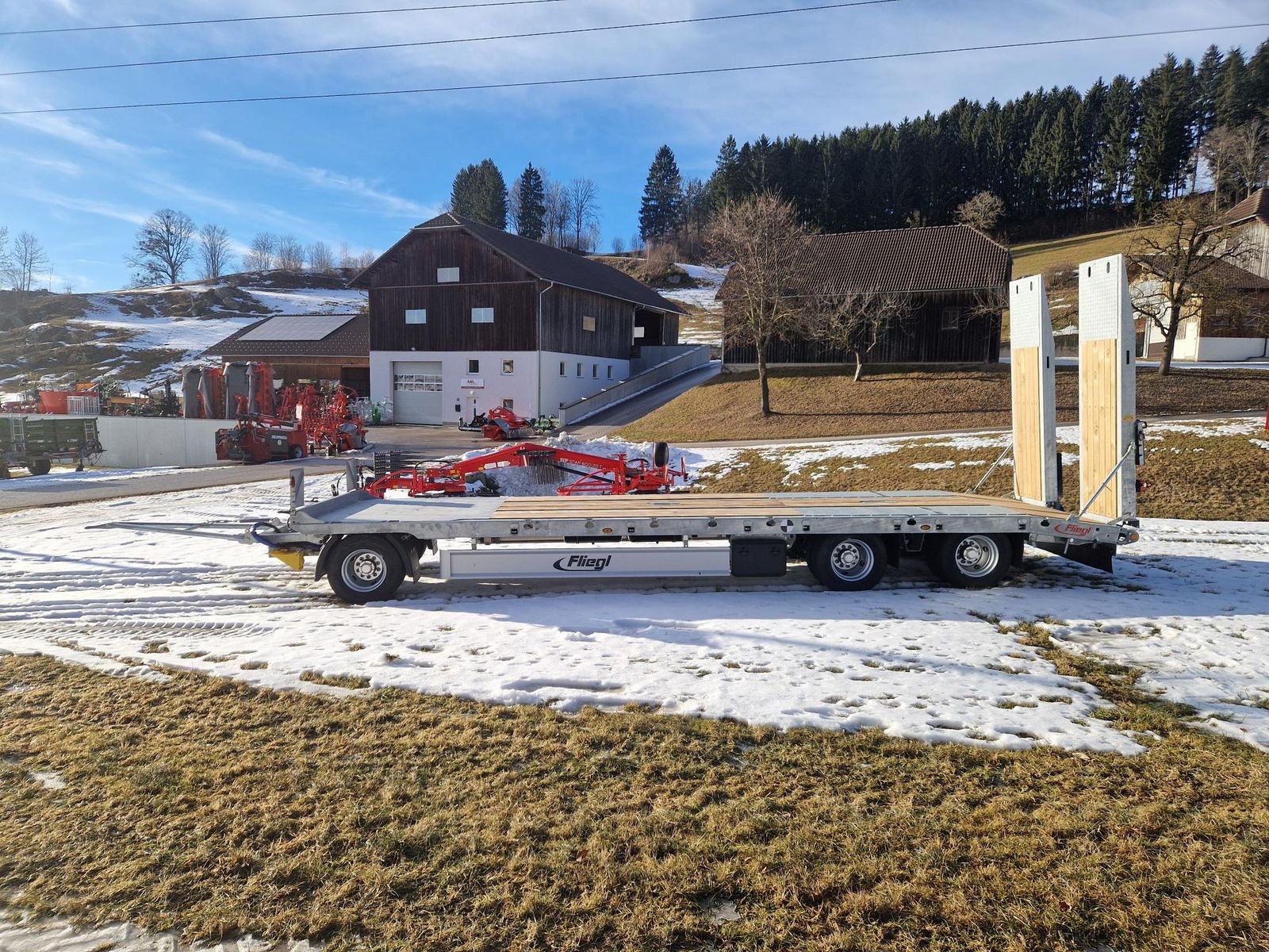 Tieflader του τύπου Fliegl DTL 300 P Agrar, Gebrauchtmaschine σε Grünbach (Φωτογραφία 8)