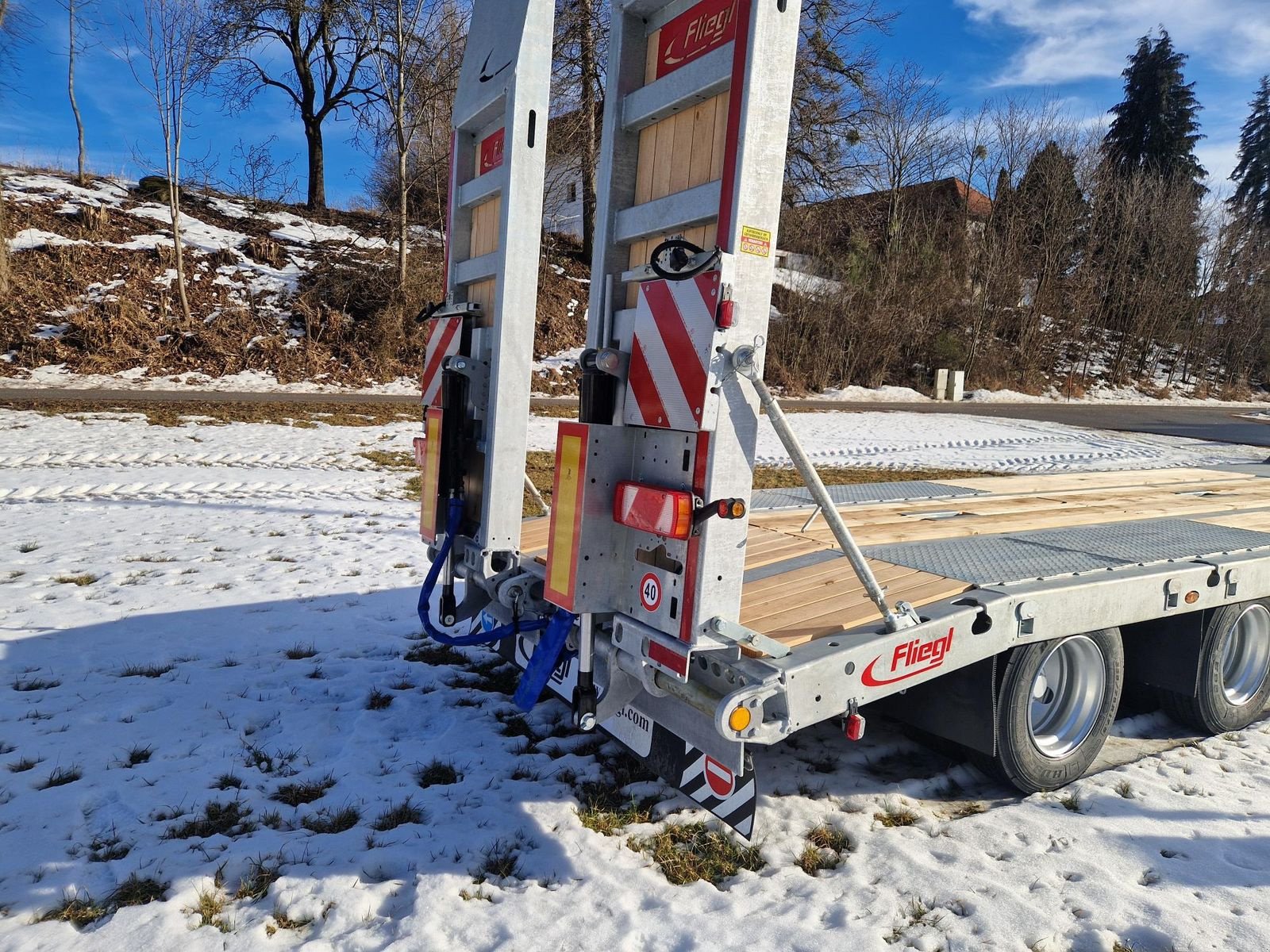 Tieflader του τύπου Fliegl DTL 300 P Agrar, Gebrauchtmaschine σε Grünbach (Φωτογραφία 3)