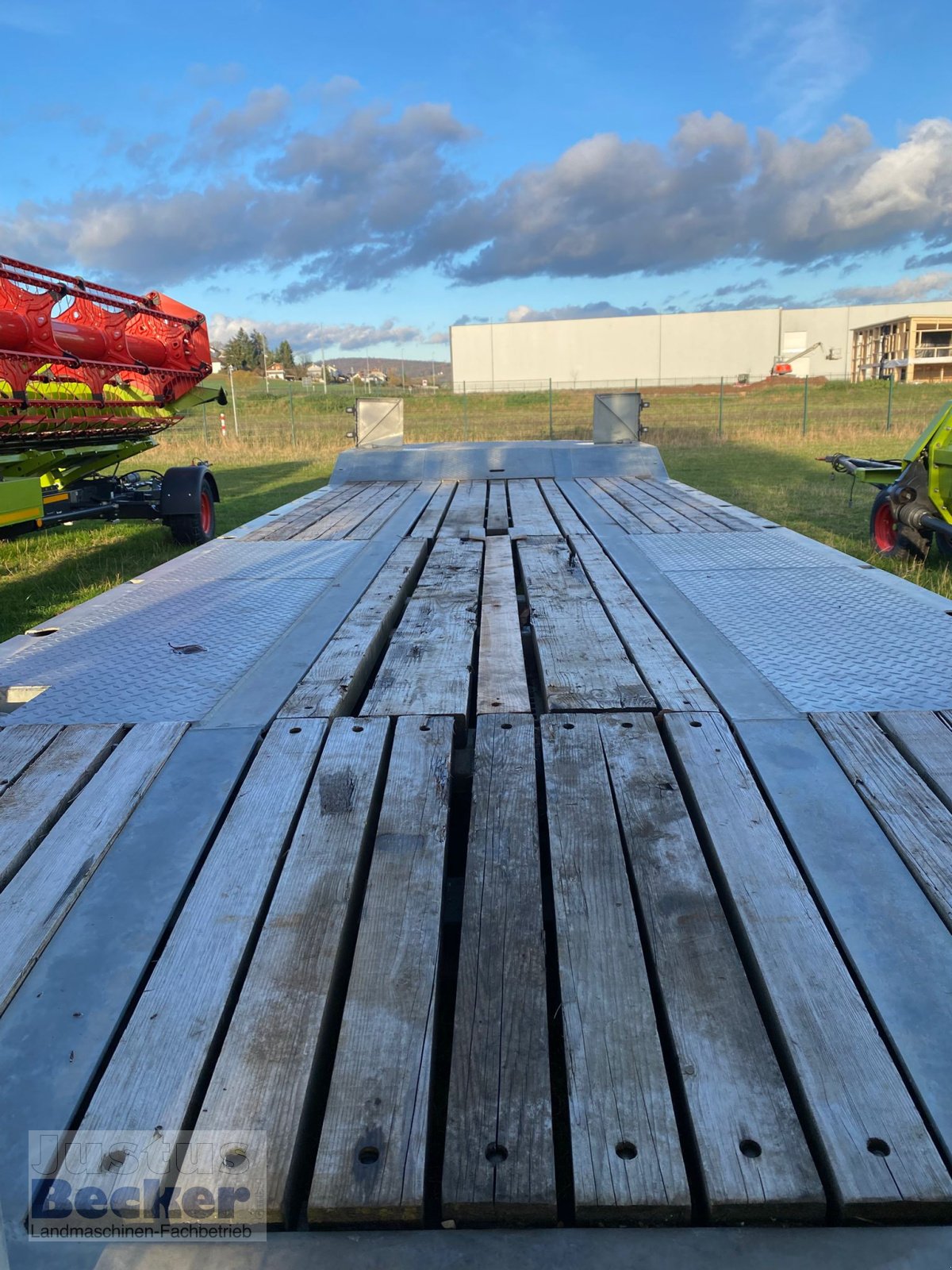 Tieflader van het type Fliegl DTS-S 300, Gebrauchtmaschine in Weimar-Niederwalgern (Foto 7)
