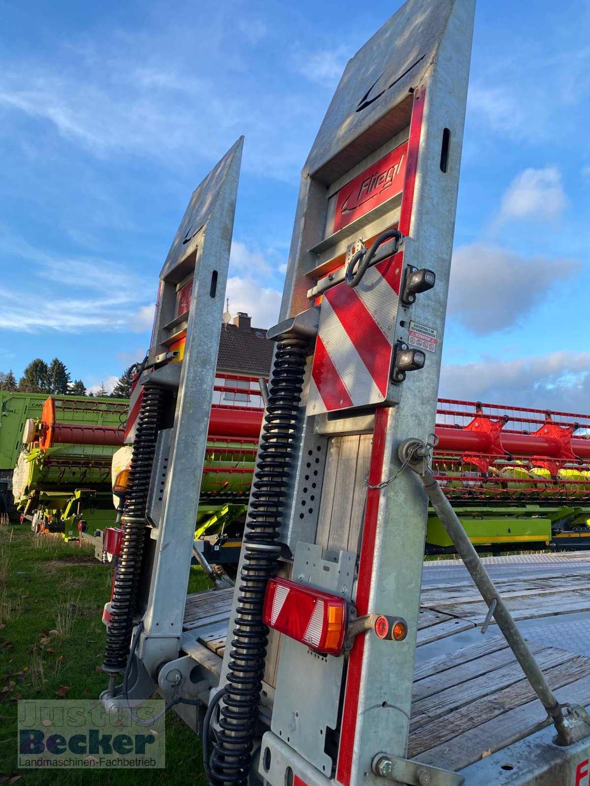 Tieflader van het type Fliegl DTS-S 300, Gebrauchtmaschine in Weimar-Niederwalgern (Foto 9)