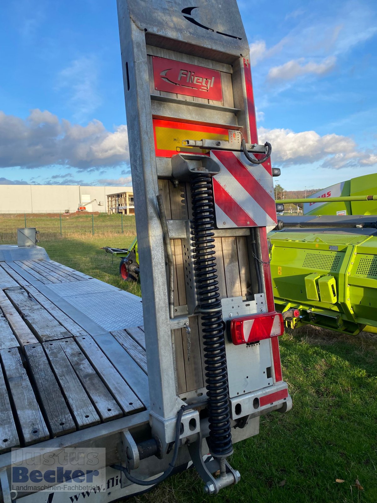 Tieflader van het type Fliegl DTS-S 300, Gebrauchtmaschine in Weimar-Niederwalgern (Foto 10)
