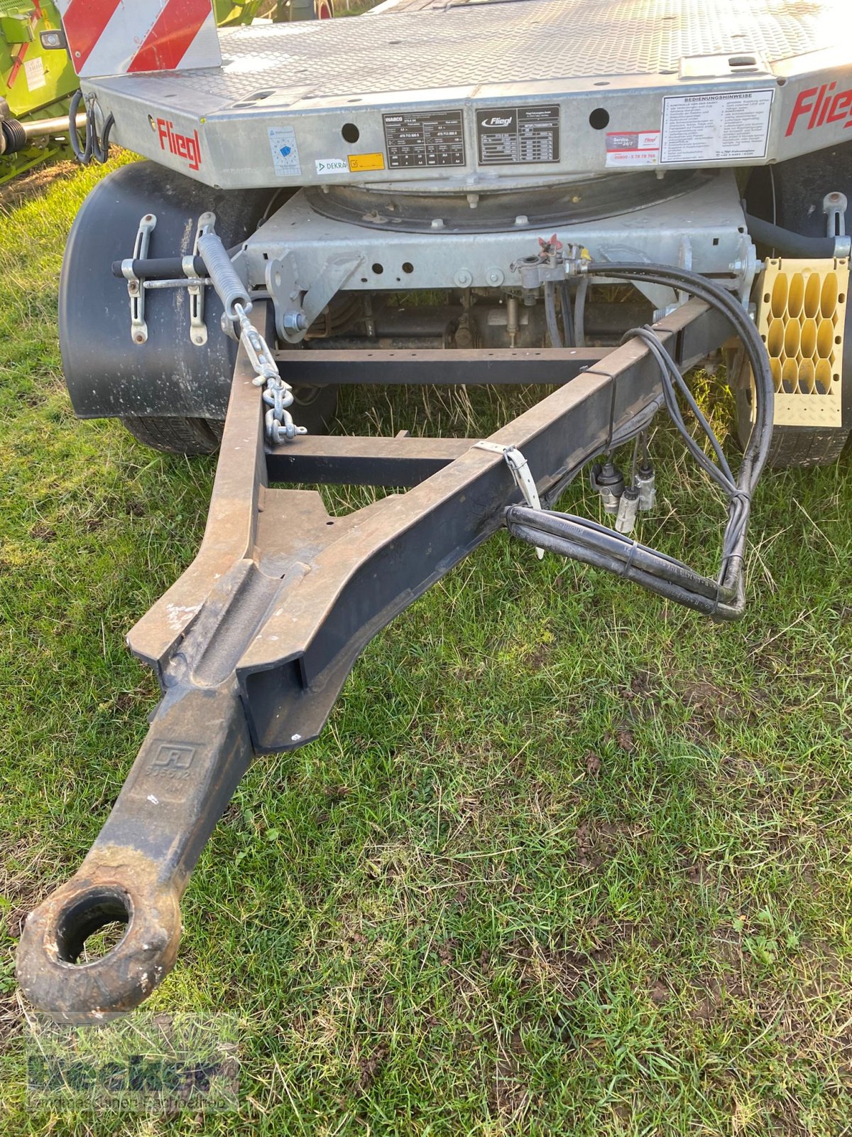 Tieflader van het type Fliegl DTS-S 300, Gebrauchtmaschine in Weimar-Niederwalgern (Foto 12)